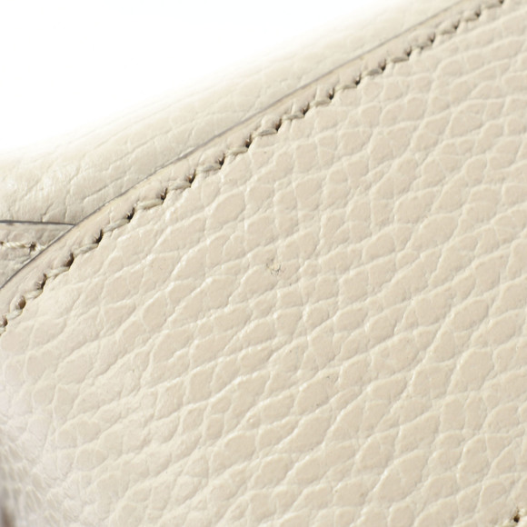 Gucci Interlocking Chain Ivory Gold Hardware Leather Shoulder Bag - Picture 10 of 16